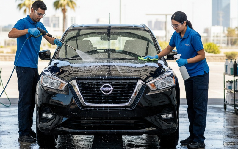 Nissan Vehicle Cleaning